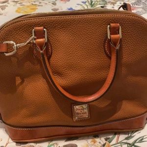 Dooney & Bourke domed satchel in pebble leather